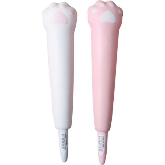 Poza cu Pix SQUISHY PAW mina albastra, 24buc/display.