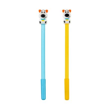 Poza cu Pix model catelus, mina pe baza de ulei, dimensiune mina 0.7mm, 20buc/borcan