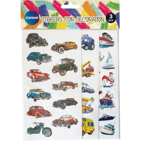 Poza cu Stickere decorative  dimensiune coala 19 x10 cm dimensiune stickere 10x10mm 10x10mm. 3 coli asortate pe blister