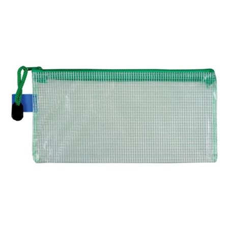 Poza cu Plic cu insertii de panza, dimensiune 24 x 12 cm (DL) inchidere cu zip. 4 culori.