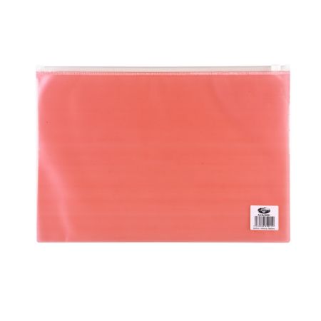 Poza cu Plic cu fermoar,  dimensiune 34 x 23,8 cm. ( A4 ) 4 culori asortate.