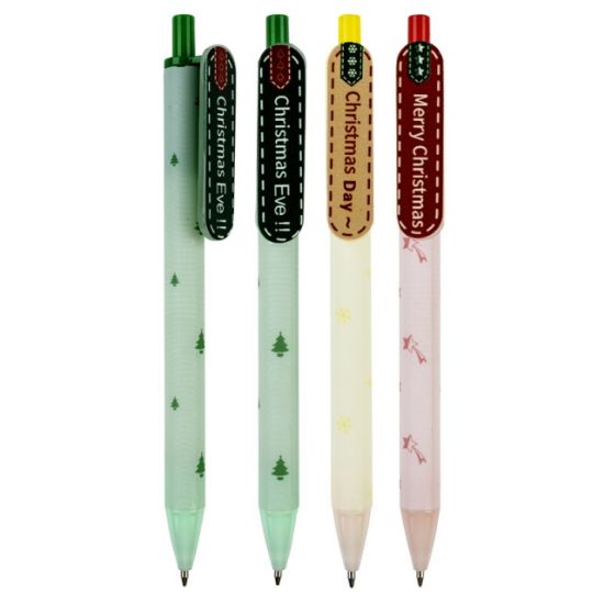 Poza cu Pix automatic, mina 0.7mm, modele Craciun, 36buc/display.