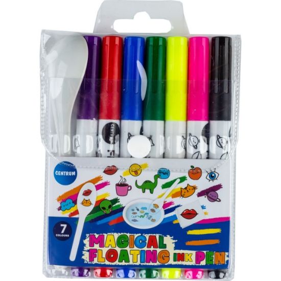 Poza cu Set 7 buc markere MAGICAL FLOATING cu vopsea plutitoare