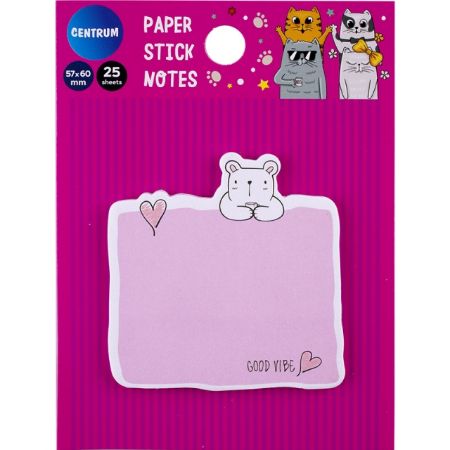 Poza cu Index autoadeziv din hartie model CUTE CUT 57 x 60mm 25 file