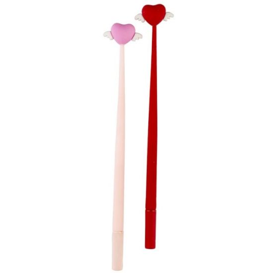 Poza cu Pix INIMIOARE silicon mina albastra 0,7mm