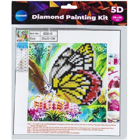 Poza cu Kit mozaic cu pietre acrilice 200 x 200 mm Model FLUTURE.