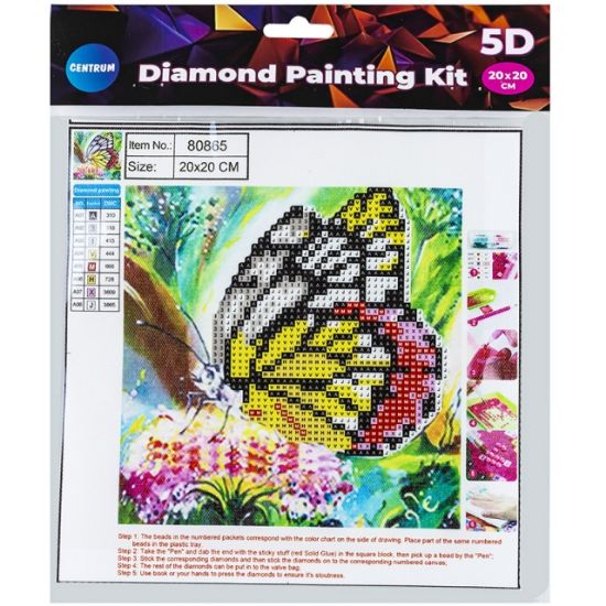 Poza cu Kit mozaic cu pietre acrilice 200 x 200 mm Model FLUTURE.