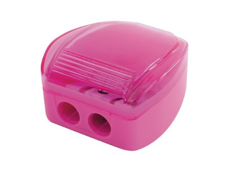 Poza cu Ascutitoare plastic dubla cu container DUO