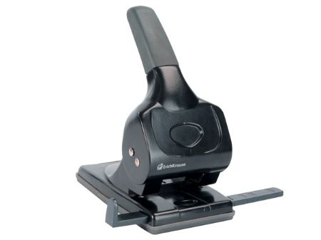 Poza cu Perforator metalic de mare capacitate ELEGANCE, 70 coli, negru