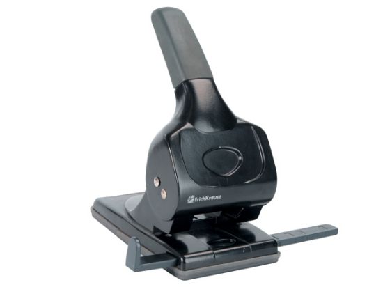 Poza cu Perforator metalic de mare capacitate ELEGANCE, 70 coli, negru