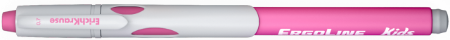 Poza cu Pix cu mecanism si grip ergonomic, ErgoLine Kids, 0.7mm, mina albastra semi-gel 1500m scriere, corp culori neon diverse (10buc/cutie)