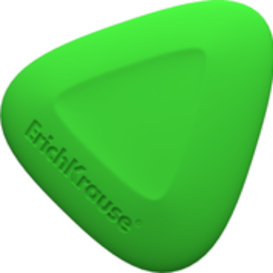 Poza cu Radiera ABC, duritate medie, forme clasice in culori neon, cauciuc ecologic si hipoalergenic, nu contine PVC, borcan 24 buc