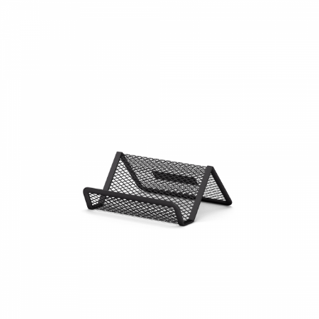 Poza cu Suport carti de vizita negru din metal MESH!!