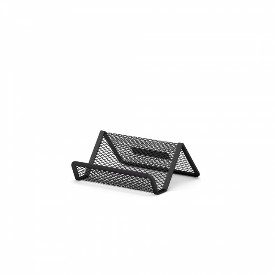 Poza cu Suport carti de vizita negru din metal MESH!!