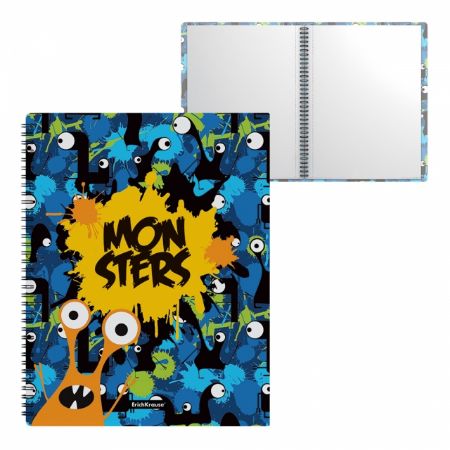 Poza cu Caiet mecanic A4 MONSTERS cu 40 de folii