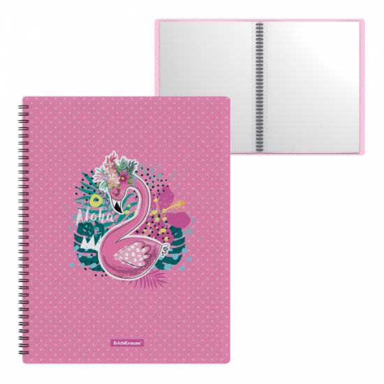 Poza cu Caiet mecanic A4 ROSE FLAMINGO cu 40 de folii