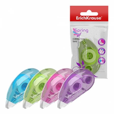 Poza cu Banda corectoare Spring, dimensiune 5mm x 6m, ambalata in blister.