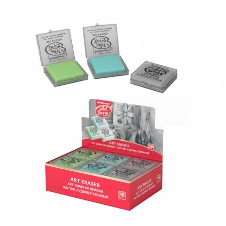 Poza cu Radiera extra-soft, Art, in cutie de plastic, 18buc/display.