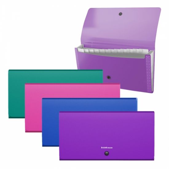 Poza cu Mapa cu 12 buzunare, model Matt Vivid, dimensiune DL.