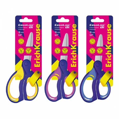 Poza cu Foarfeca 15cm ERGOLINE cu grip pentru copii