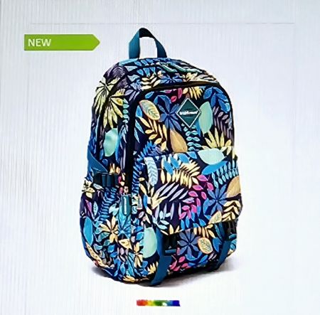 Poza cu Ghiozdan 2 compartimente 24Ltr Scool Line Night Forest