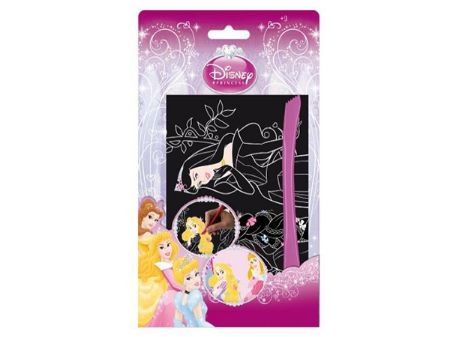 Poza cu Set creativ magic colorare prin razuire PRINTESE DISNEY