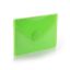 Poza cu Plic plastic OFFICE BOX A7 transparent VERDE, Clapa V