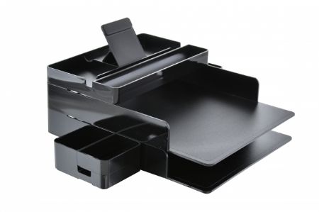 Poza cu Desk Organizer OFFICE BOX culoare negru