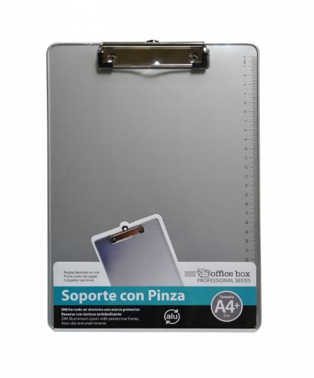 Poza cu clipboard dublu office box a4 imitatie aluminiu