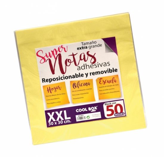Poza cu Notes adeziv Super XXL 30x30cm