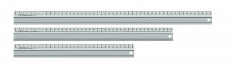 Poza cu Rigla OFFICE BOX din Aluminiu, lungime 50cm.