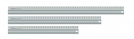 Poza cu Rigla OFFICE BOX din Aluminiu, lungime 40cm.