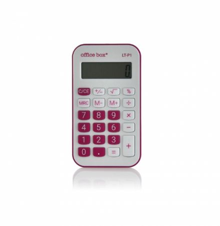 Poza cu Calculator Colorline 8 Digits Culoare Rosu Fucsia