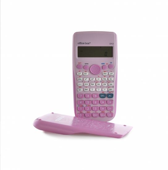 Poza cu Calculator Stiintific Office Box 10+2 Functii Culoare Pink
