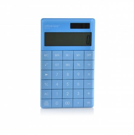 Poza cu Calculator Office Box LCD 12 Digits Culoare Albastru