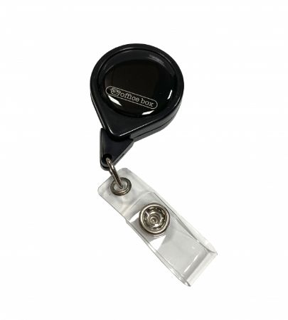 Poza cu Clips metalic cu snur retractabil OFFICE BOX YO-YO  pentru ecuson