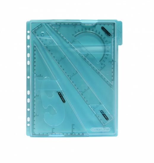 Poza cu Trusa instrumente geometrie COLORLINE A4