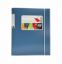 Poza cu DOSAR PLASTIC A4 PLUS  CU MECANISM,  MUCHIE 7cm- ALBASTRU