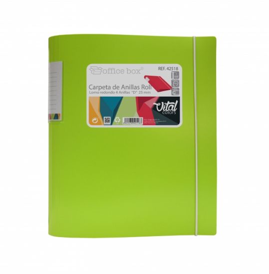 Poza cu DOSAR PLASTIC A4 PLUS  CU MECANISM,  MUCHIE 7cm- VERDE