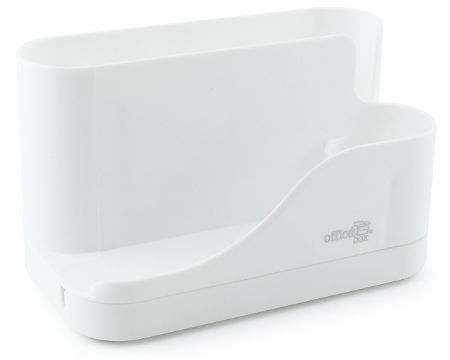 Poza cu SUPORT BIROU SMART-TECH CU 5 COMPARTIMENTE - ALB