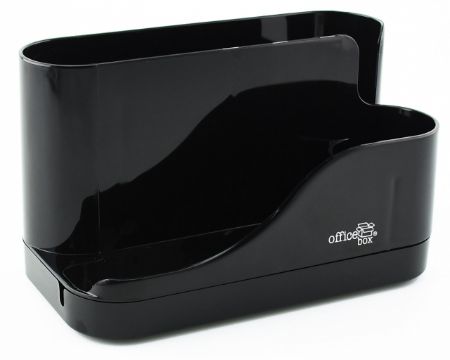 Poza cu SUPORT BIROU SMART-TECH CU 5 COMPARTIMENTE - NEGRU