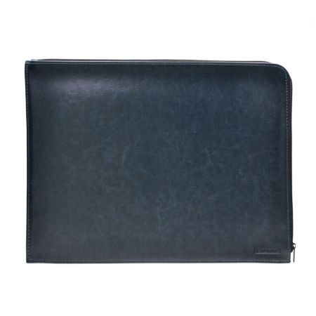 Poza cu Mapa A4 PREMIUM imitatie piele, inchidere cu fermoar culoare BLEUMARIN