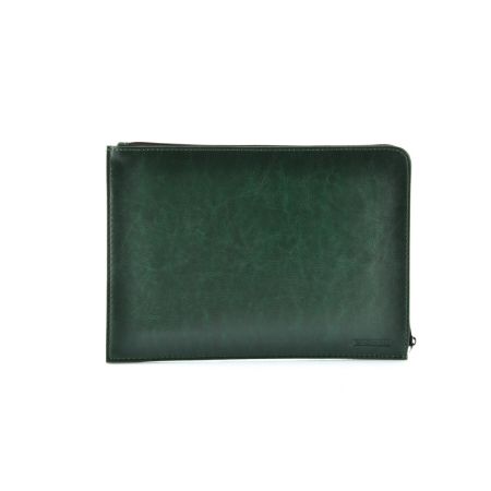 Poza cu Mapa A5 PREMIUM imitatie piele, inchidere cu fermoar culoare VERDE