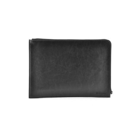 Poza cu Mapa A5 PREMIUM imitatie piele, inchidere cu fermoar culoare NEGRU