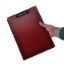 Poza cu Clipboard dublu A4 PREMIUM imitatie de piele culoare VISINIU
