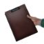 Poza cu Clipboard dublu A4 PREMIUM imitatie de piele culoare MARO