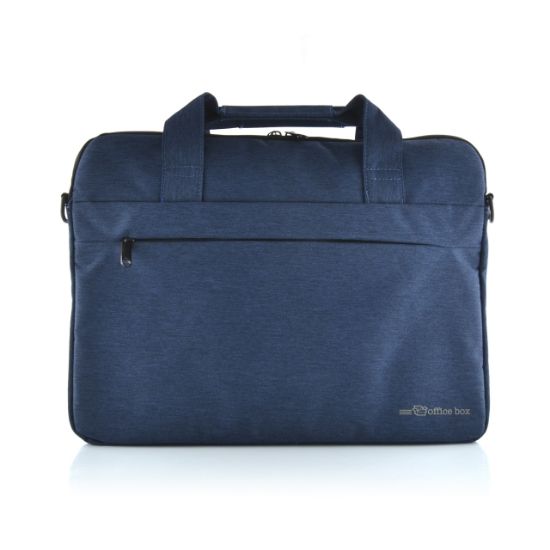 Poza cu Servieta pentru laptop OFFICE BOX  din material textil Culoare BLEUMARIN