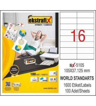 Poza cu Etichete laser 16/A4 100 coli/top 105*148.5