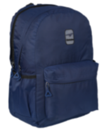 Poza cu Ghiozdan RELAXION cu 2 compartimente si buzunar exterior  45 x 29 x 27cm ALBASTRU