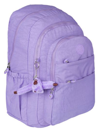 Poza cu Ghiozdan cu 3 compartimente si 2 buzunare exterioare cu fermoar 48 x 33 x 27 cm PURPLE
